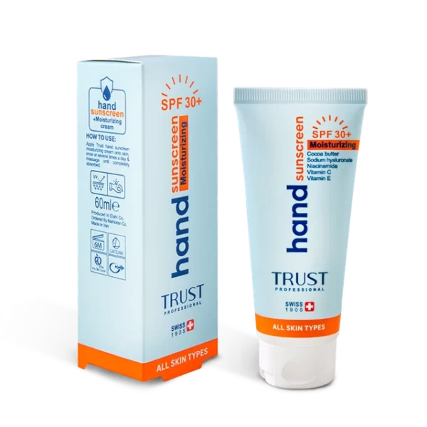 کرم تخصصی دست ضدآفتاب و آبرسان +SPF30 بی‌رنگ تراست