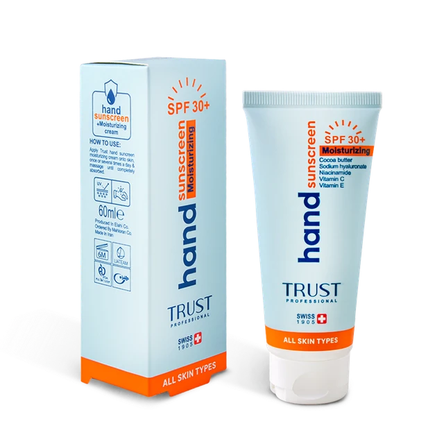 کرم تخصصی دست ضدآفتاب و آبرسان +SPF30 بی‌رنگ تراست